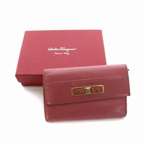 サルヴァトーレフェラガモ Salvatore Ferragamo 三つ折り財布 レザー