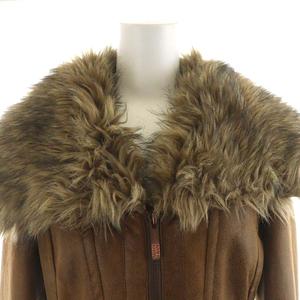 アルマーニ ジーンズ ARMANI JEANS フェイクムートンジャケット ファー