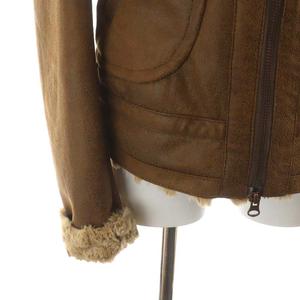 アルマーニ ジーンズ ARMANI JEANS フェイクムートンジャケット ファー