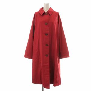 バーバリー　ステンカラーコート　赤　11AR ノバチェック BURBERRY ステンカラーコート ノバチェック 赤 バーバリー ステン