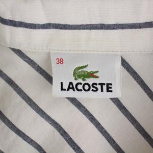 LACOSTE グレー 半袖シャツワンピース 38 LACOSTE グレー 半袖シャツワンピース 38 - メルカリ