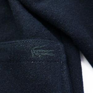 ラコステ　ダッフルコート　ネイビー ラコステ LACOSTE ダッフルコート ウール 42 L 紺 ネイビー