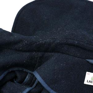 LACOSTE ネイビー ウール混コート ラコステ LACOSTE ダッフルコート ウール 42 L 紺 ネイビー