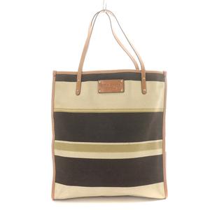 ケイトスペード KATE SPADE トートバッグ キャンバス レザー ボーダー 