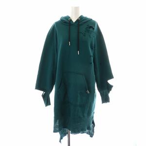ディーゼル DIESEL BRAVE ワンピース パーカー ひざ丈 長袖