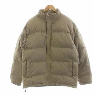 ステューシー STUSSY ダウンジャケット ジップアップ フード LG カーキ 