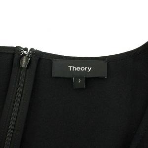こちらは即日発送　theory　セオリー　ニットミニワンピース　S 黒 楽天市場】【中古】 セオリーTheory レースライン切替
