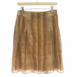 バーバリー ロンドン BURBERRY LONDON シルク スカート シフォン