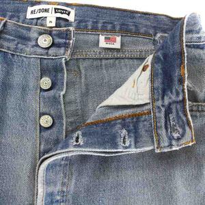 RE/DONE Levi's ハイウエストデニムパンツ RE/DONE Levis High Rise in Indigo | REVOLVE
