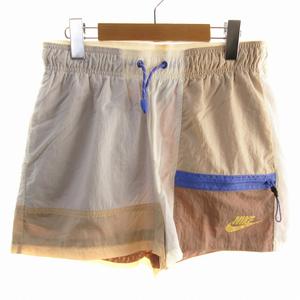 ナイキ NIKE Wアイコンクラッシュショートパンツ M アイボリー ベージュ CJ2285-110 /AI ■MA レディース