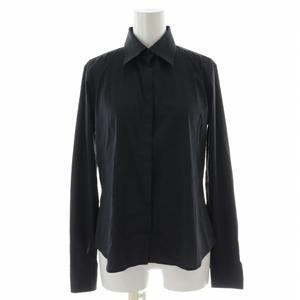 エンポリオアルマーニ EMPORIO ARMANI シャツ ブラウス 長袖 38 S 黒 