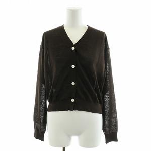 Ballsey リネンVカーデ　ダークブラウン　S 新品 Ballsey リネンVカーデ ダークブラウン S 新品 - メルカリ