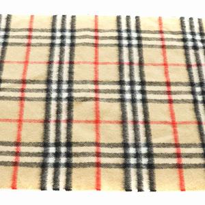未使用品 バーバリー BURBERRY ノバチェック マフラー フリンジ カシミヤ 茶 ブラウン 黒 ブラック 赤 レッド /AN12 レディース