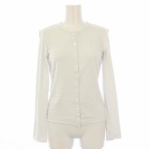 美品　FOXEY フォクシー　ホワイト 長袖カーディガン 38　薄手 FOXEY - FOXEY(フォクシー) カーディガン サイズ38 M レディース