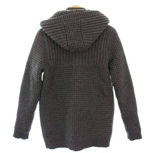 バーク Bark ニットジャケット ダッフルコート アウター フード S グレー 37-3309065 /TK メンズ