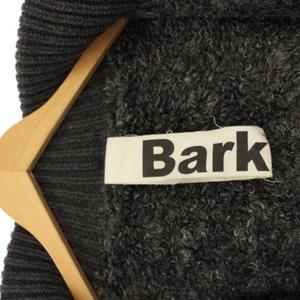 バーク Bark ニットジャケット ダッフルコート アウター フード S グレー 37-3309065 /TK メンズ