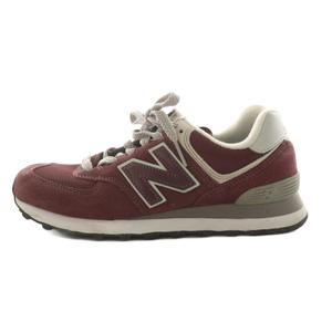ニューバランス NEW BALANCE スニーカー シューズ 23.5cm ボルドー /AN39 ■MA レディース