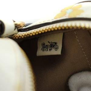 コーチ COACH カメラバッグ ショルダーバッグ 花柄 レザー 白 ホワイト /AN3 ■MA レディース