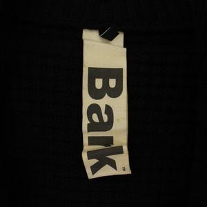 バーク Bark ニットダッフルコート ミドル丈 ウール ナイロン M 黒 /BM ■MA メンズ