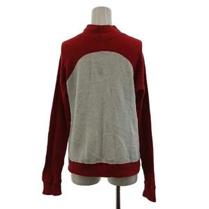 ヒステリックグラマー HYSTERIC GLAMOUR ジャケット ジップアップ ロゴ ワッフル生地 F 白 ホワイト 赤 レッド 2CJ-1820 /AN ■GY09 レディース