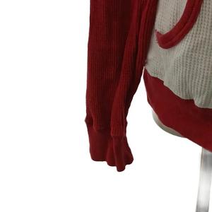 ヒステリックグラマー HYSTERIC GLAMOUR ジャケット ジップアップ ロゴ ワッフル生地 F 白 ホワイト 赤 レッド 2CJ-1820 /AN ■GY09 レディース