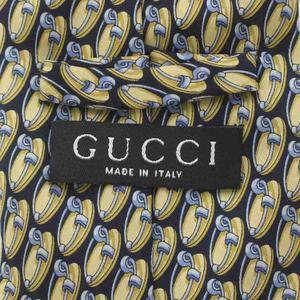 グッチ GUCCI ネクタイ レギュラータイ シルク 総柄 ベージュ ブラック /GG ■MA メンズ