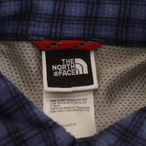 ザノースフェイス THE NORTH FACE BURGES SHIRT シャツ 長袖 チェック 青 ブルー NT01496 /AN ■KC メンズ