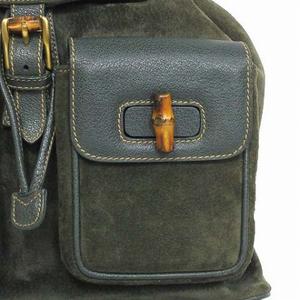 GUCCI オールドグッチ バンブー リュック カーキ ビンテージ GUCCI オールドグッチ バンブー リュック カーキ ビンテージ
