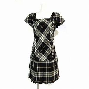 バーバリーブルーレーベル BURBERRY BLUE LABEL ワンピース ウール 100 