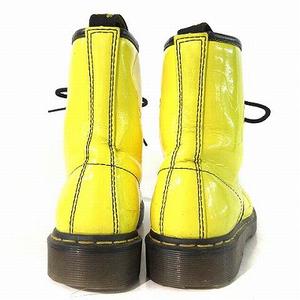 【マツモト様】専用dr.martensイエロー ブーツ UK 8 27cm 中古・古着通販】Dr.Martens (ドクターマーチン) 8ホールブーツ