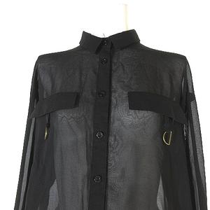 ステューシーウィメン Stussy Women シャツ ブラウス 長袖 シアー 
