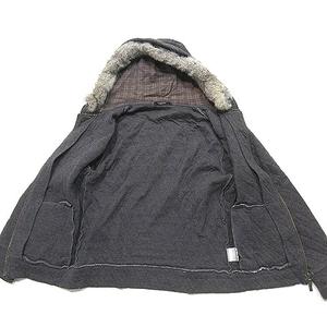 【極美品】バーバリーブラックレーベル　ファーパーカー　ジップアップ　サイズ2 BURBERRY BLACK LABEL - バーバリー ブラックレーベル パーカー