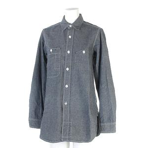 エンジニアードガーメンツ Engineered Garments Fwk シャツ 長袖 ワーク コットン シャンブレー ブルー系 1 トップス Ibs94 レディース 0 ベクトルパーク