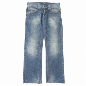 ドルチェ&ガッバーナ12slimプレート加工デニム46 DOLCE\u0026GABBANA｜ドルチェ＆ガッバーナ 12 SLIM グランジ加工 ブラック