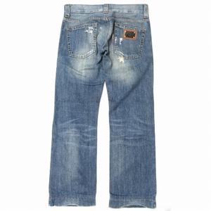 ドルチェ&ガッバーナ12slimプレート加工デニム46 DOLCE\u0026GABBANA｜ドルチェ＆ガッバーナ 12 SLIM グランジ加工 ブラック