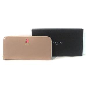 ポールスミス PAUL SMITH 長財布 ラウンドファスナー マーケトリー