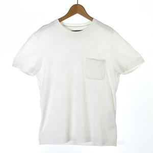 美品　ルイヴィトン　Tシャツ　ダミエ柄　胸ポケット　ホワイト　Sサイズ ルイヴィトン Tシャツ ダミエ 胸ポケット 白 M