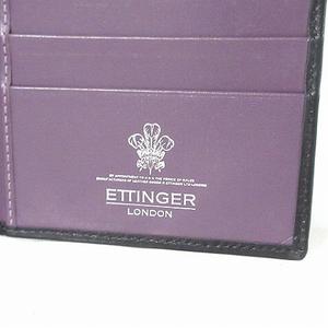 エッティンガー Ettinger 長財布 コートウォレット Coat Wallet スターリングシリーズ 二つ折り レザー 黒 ブラック 紫 パープル 財布 メンズ 0 ベクトルパーク