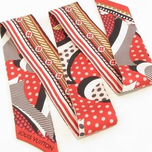 総モノグラム柄 ブラック シルク 美品 （LOUIS VUITTON ルイ