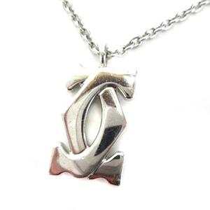 カルティエ Cartier ネックレス ペンダント ロゴ シルバー 925 メンズ