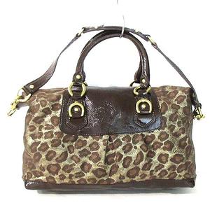 コーチ COACH アシュレイ オセロット ハンドバッグ ワンショルダー 