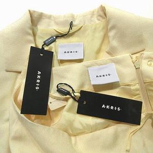 未使用品 アクリス AKRIS タグ付き スーツ セットアップ シルク100 