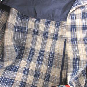 エンネオット N_8 ノースリーブ コート チェック ウエストマーク  