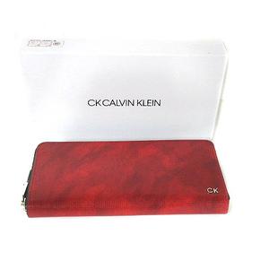 未使用品 シーケーカルバンクライン ck Calvin Klein 長財布 レザー 