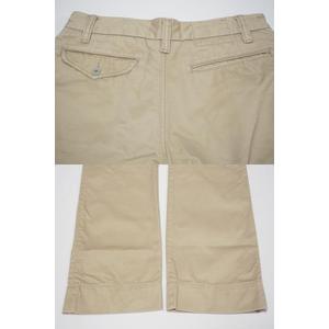 カトー KATO` AAA チノパンツ 無地 ボタンフライ セルビッチ