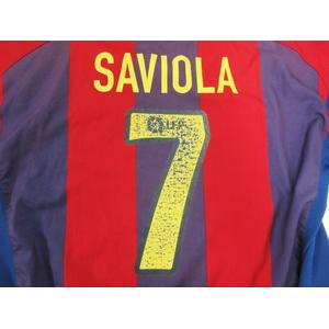 ナイキ NIKE FCバルセロナ SAVIOLA ユニフォーム L 濃赤×濃紫×青×混色