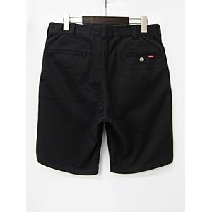 シュプリーム SUPREME ハーフ チノパンツ 黒 ブラック 30 無地 綿混 