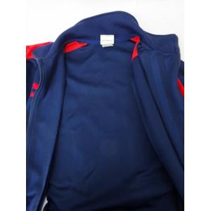 PUMA ジャージ　セットアップ　上下セット　刺繍ロゴ　Ｌ～Ｏ ネイビーオレンジ プーマ PUMA PXT220S ジャージセットアップ L～O 紺×赤 ネイビー