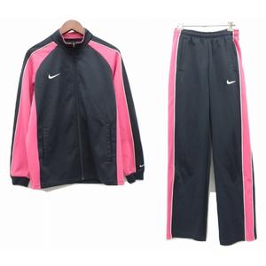 ナイキ NIKE ドライフィットジャージセットアップ 160 紺×ピンク