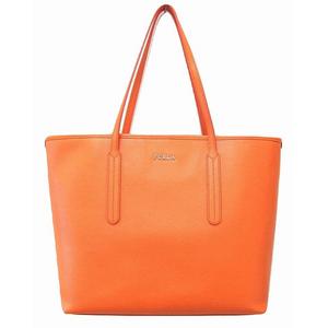 フルラ FURLA トートバッグ オレンジ かばん ショルダー レザー